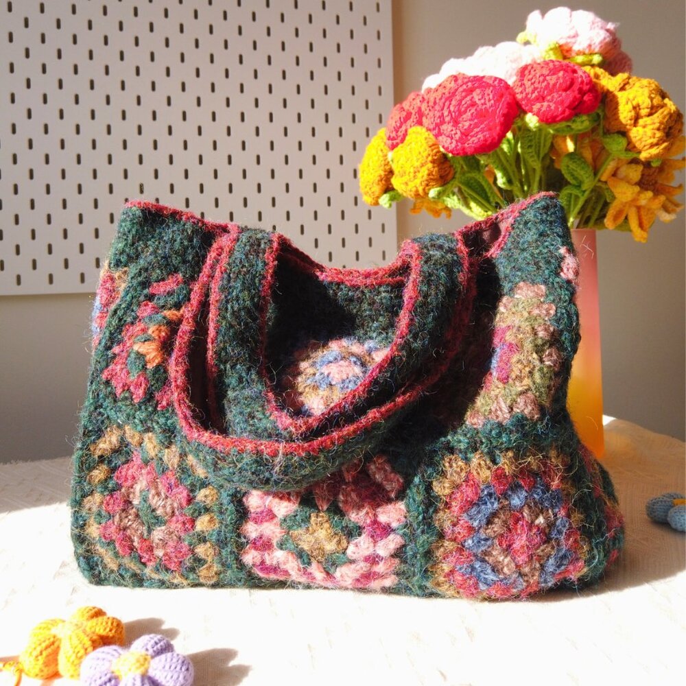 Rowan Granny Square Tote